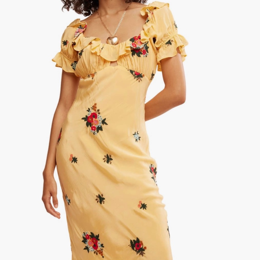 Free People Bali Santa Cruz Ruffle Dress
